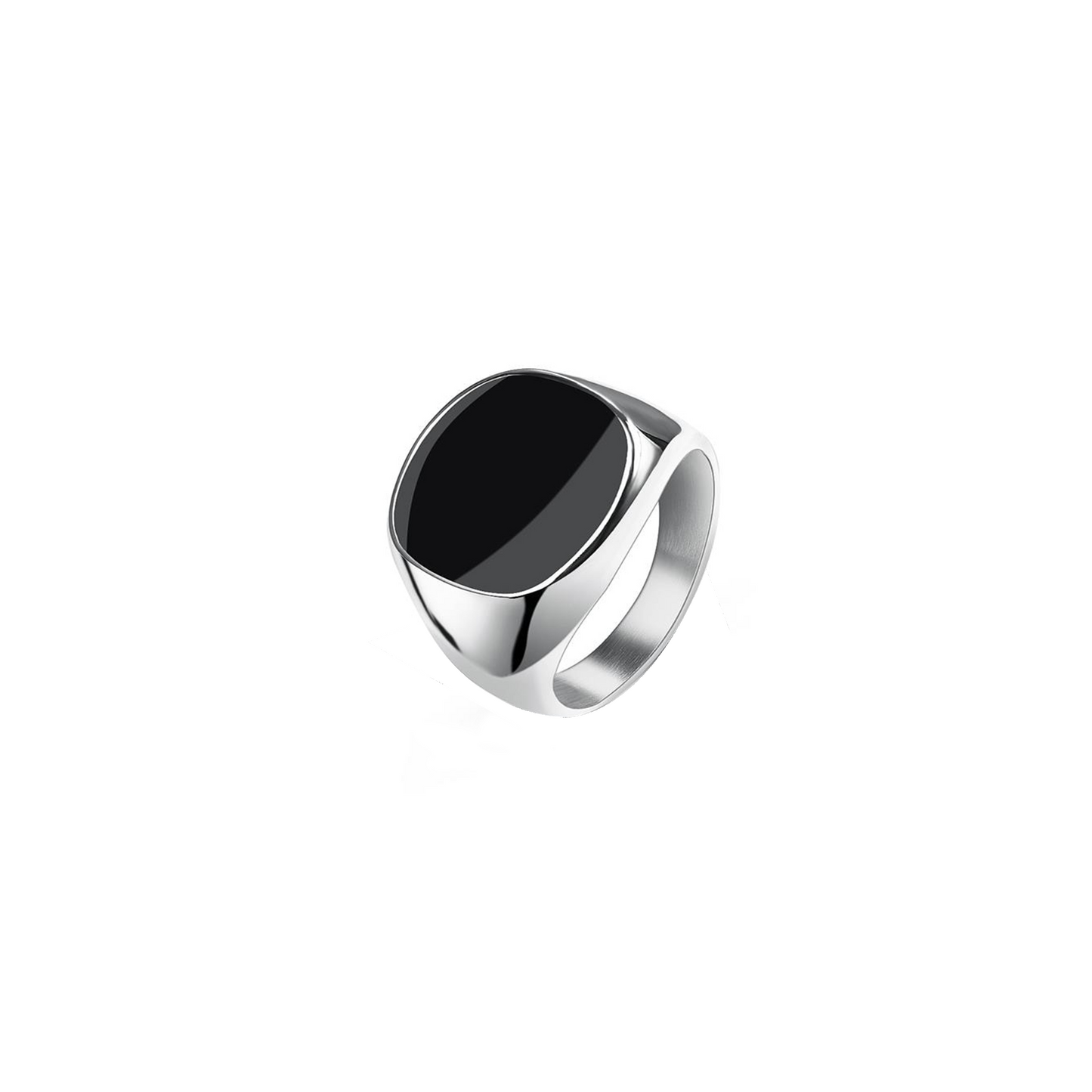 BLACK CLASSIC SIGNET RING